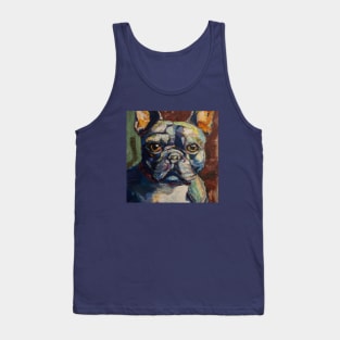 French Bulldog Portrait done as Cezanne Tank Top